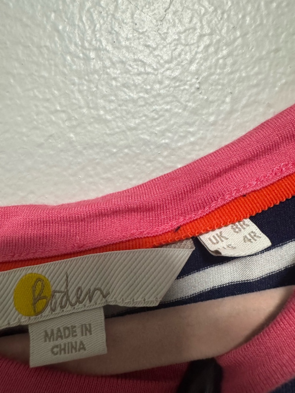Boden Eleanor Print Jersey Striped Dress - Picture 9 of 9